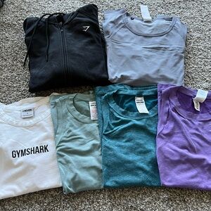 Gymshark top bundle  - Size XS/S